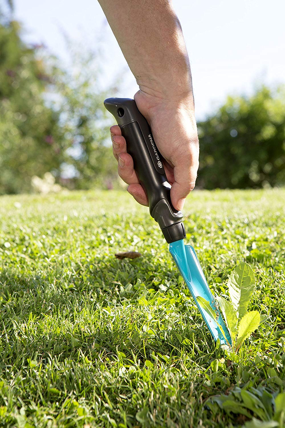Gardena Weeding Trowel short, Blue/Black, 37.5x4.2x3.5 cm - Image 2