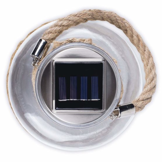 Smartwares Ranex GTS-002-DT Solar Table Light Jar, Silver - Image 2