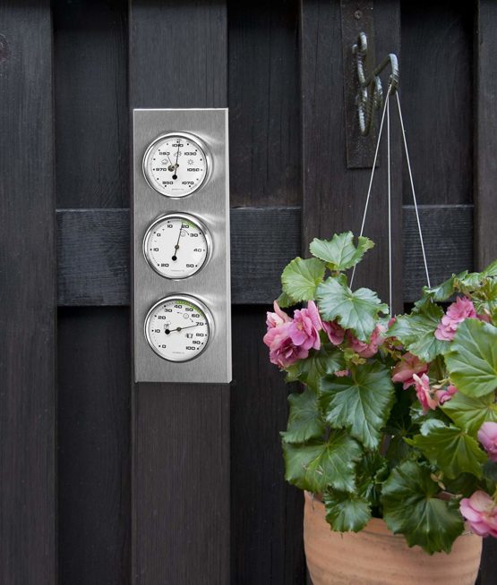 Sunartis 3-4013 THB197 Stainless Steel Weather Station Barometer Hygrometer and Thermometer - Image 3