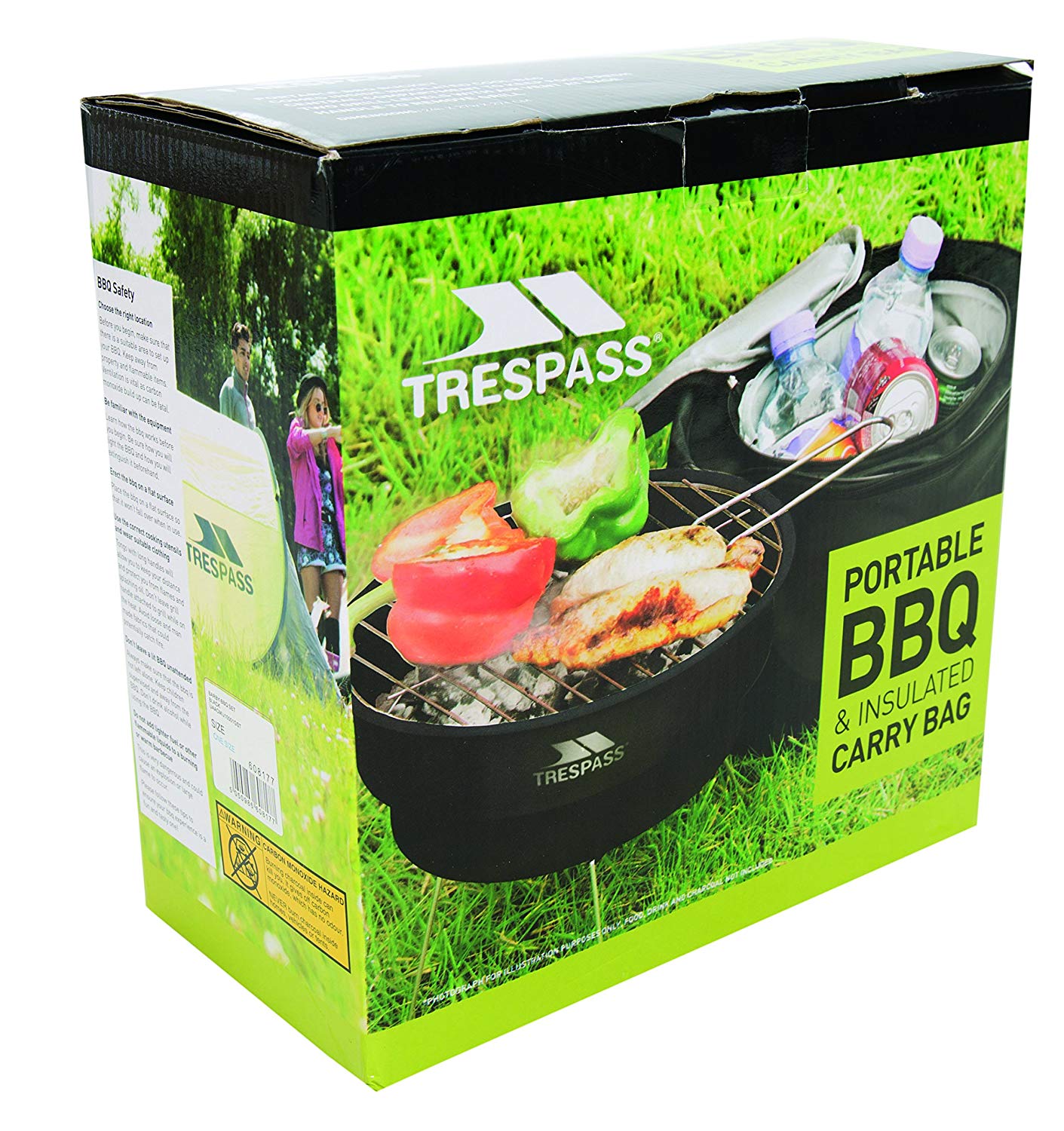 Trespass Collapsible Portable BBQ Bucket Grill Picnic Garden Outdoor Camping - Image 3