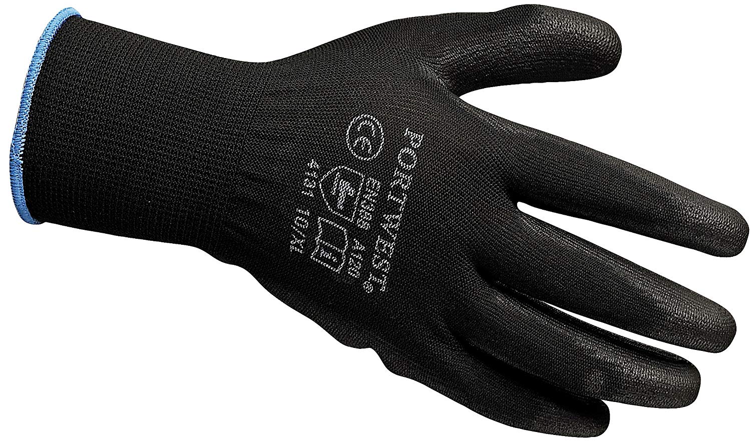 Portwest A120 Breathable PU Palm Glove Black, Medium