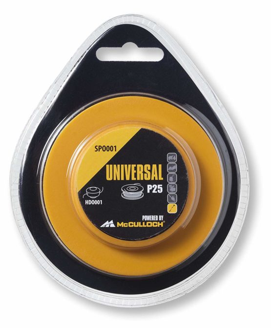 UNIVERSAL SPO001 Line Spool and Line Trimmer Head for P 25-Yellow