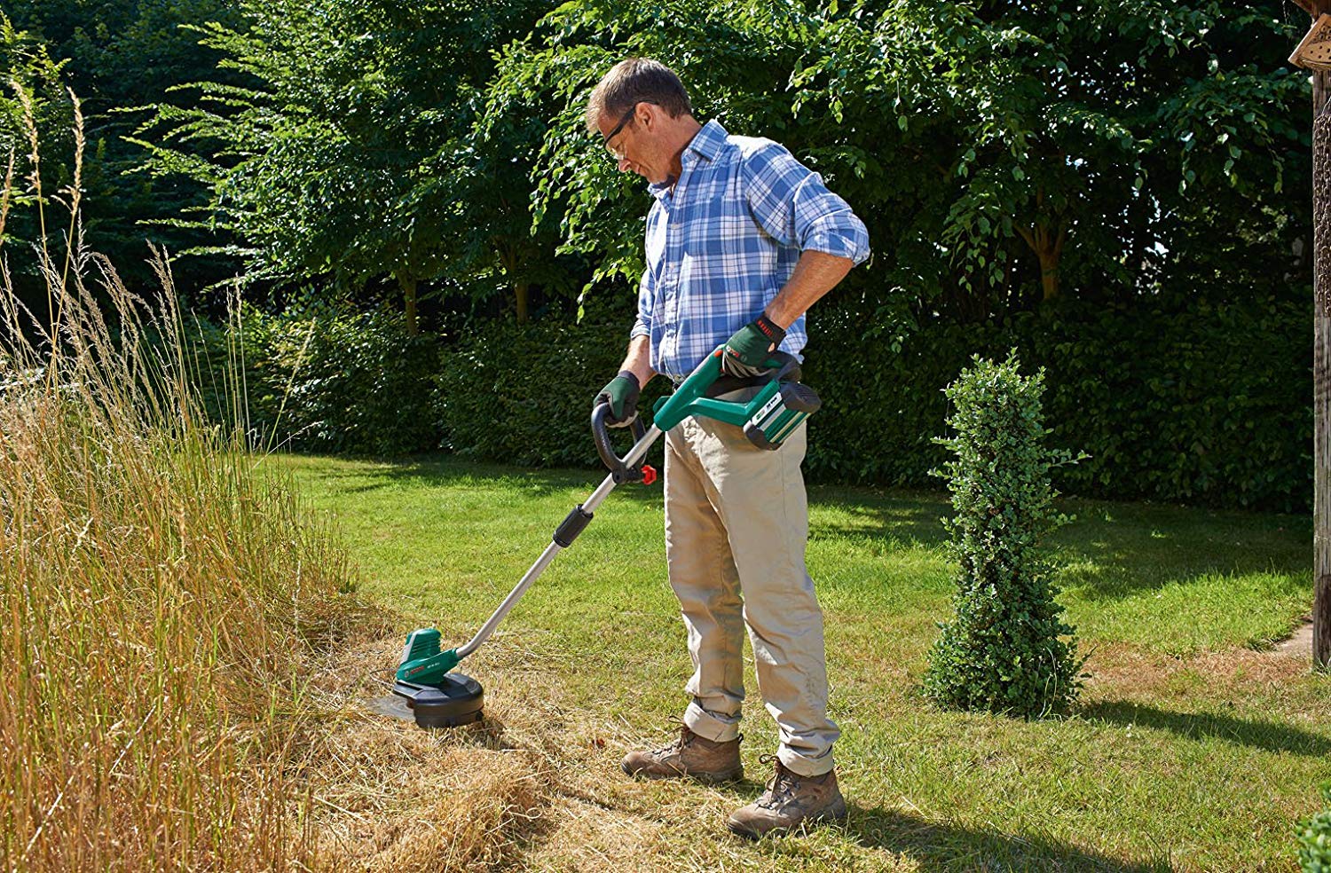 Bosch 0600878N04 Cordless Grass Trimmer AdvancedGrassCut 36 (Without battery, 36 V system, in carton packaging), Green, 12.1 cm*12.7 cm*6.3 cm - Image 4