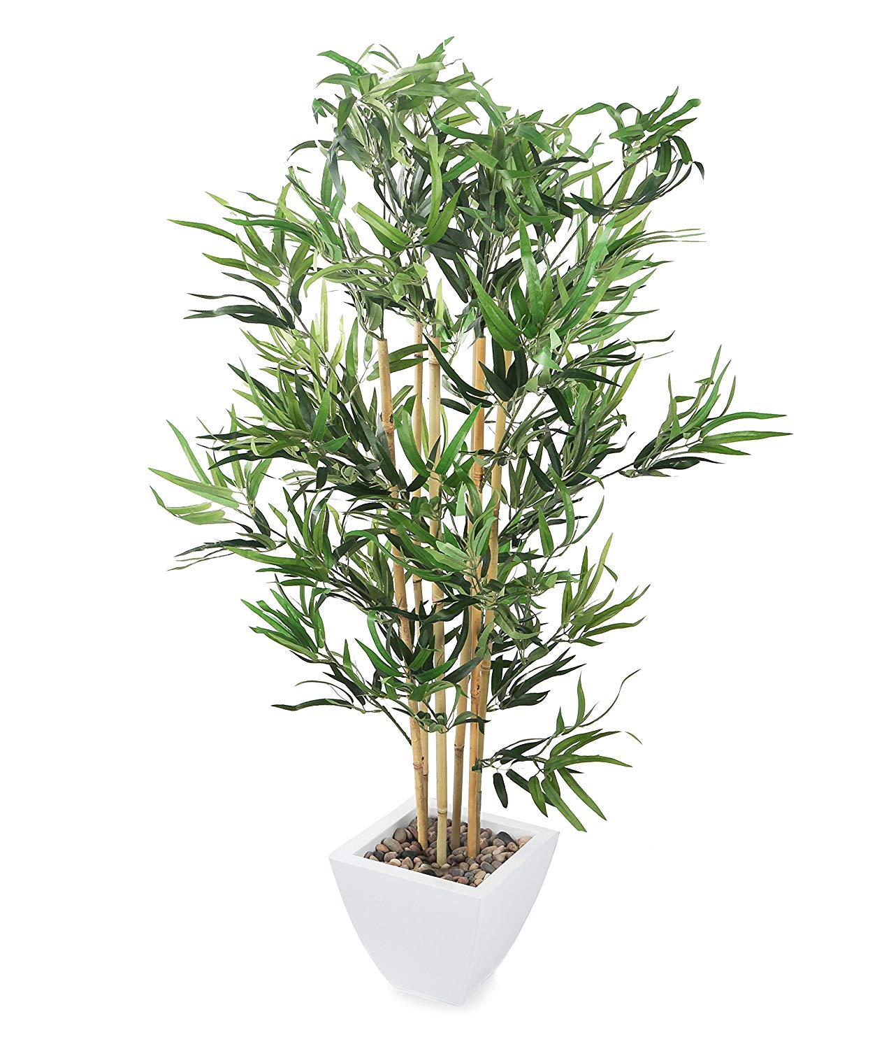 Closer2Nature Artificial 4ft Golden Bamboo Tree - Portofino Planter Not Included