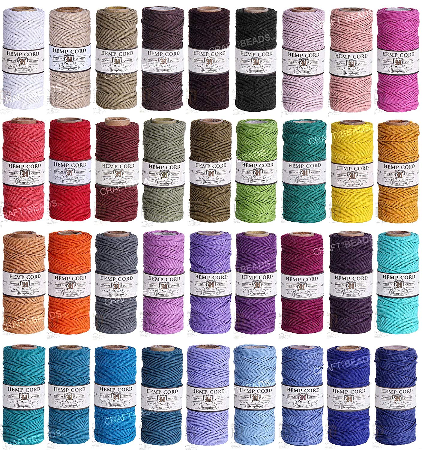 Hemptique Hemp Cord Spool Royal Blue, one Size - Image 2
