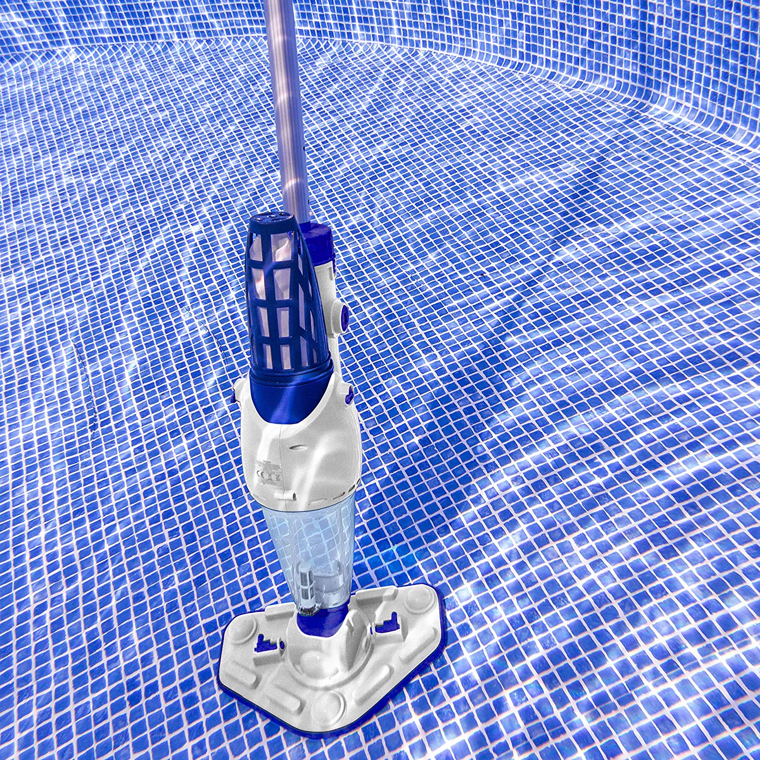 Gre VCB50 Electric Vac Plus Electric Pool Cleaner, 90L/H, white, 74,7 x 18,9 x 30 cm - Image 3