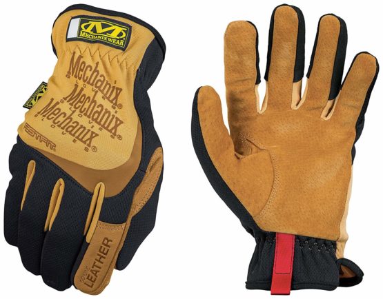 Mechanix Wear FastFit® Leather Gloves (Large, Brown/Black)