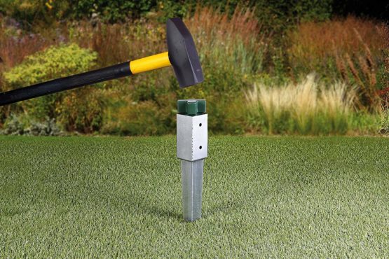 Gah-Alberts 211240 Insertion Tool for Fence Post Base Spikes 90 x 90/100 x 100 mm Diameter 100 mm Plastic - Image 3