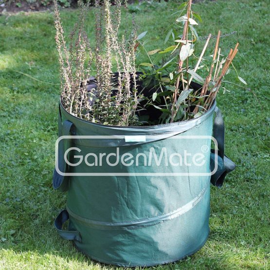 GardenMate pack of 3 x 85L pop-up garden waste bags made of 600D Oxford Polyester (H50 cm, D47 cm) - Image 3