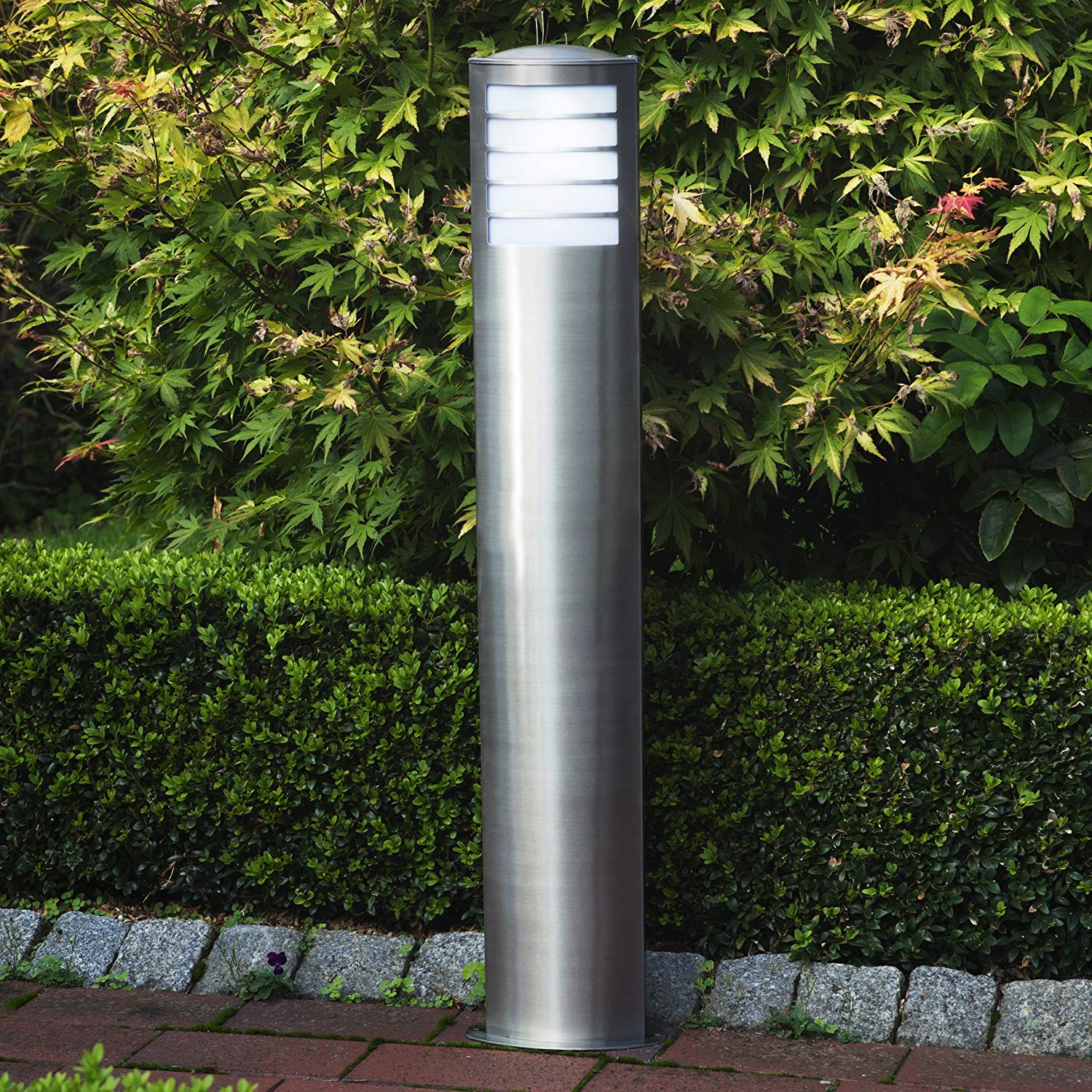 Brilliant Todd Outdoor Bollard - E27, 20 W 47685/82 silver - Image 2