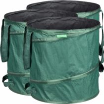 GardenMate pack of 3 x 85L pop-up garden waste bags made of 600D Oxford Polyester (H50 cm, D47 cm)