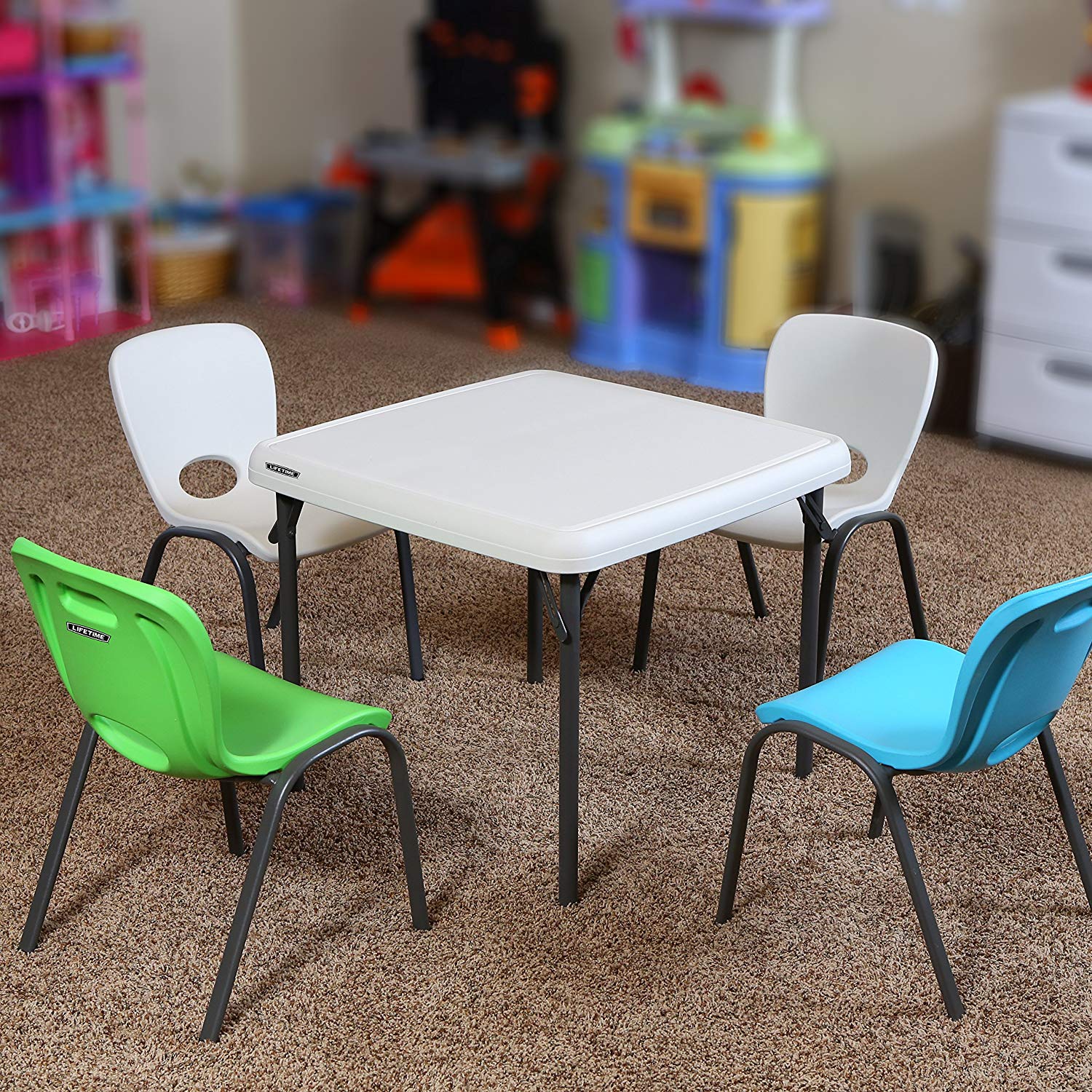 LIFETIME Children Chair - Almond (4-Piece) - Image 3