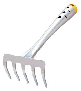 WOLF Garten Kleinkremmer LJ Z-Galvanised Aluminium Garden Rake
