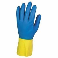 Kimberly Clark 38743 Jackson Safety G80 Chemical Resistant Gloves Neoprene Hand Specific Pairs, 30 cm, Yellow/Blue (Pack of 60)