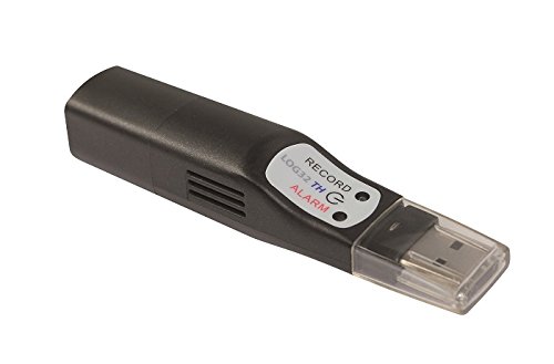 TFA Dostmann LOG32 TH Temperature and Humidity Data Logger 6000 Records Memory + Free Software + Status & Alarm LED