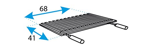 IMEX EL ZORRO 71617 Stainless-Steel BBQ Grill – 68 x 41 cm - Image 2