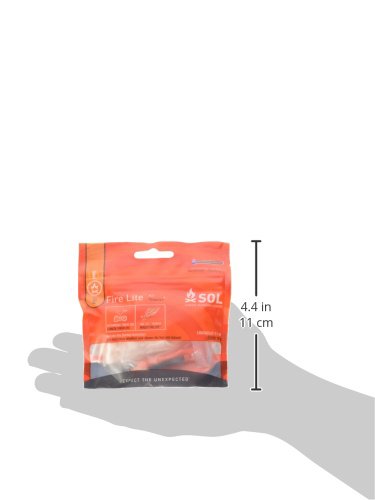 Adventure Medical Kits Fire Lite Kit Sol Survive Outdoors Longer Waterprrof Tiner (20 Pieces) Sparker Lightweight 19 g Includes Fire Starting - Image 4