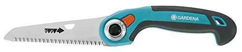 Gardena Gardeners Folding Saw 135 P: Convenient Tension Saw of Quality Spring Steel, Great Sawing Performance, Precise Cut