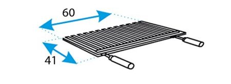 IMEX - Stainless Steel Barbecue Grill - 60 x 41cm - Image 2