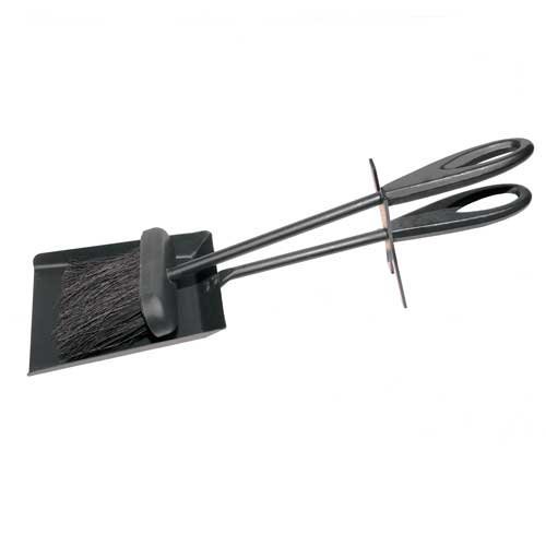 JVL Purbeck Hearth Iron Fireside Tidy Set, Black, Individual packaging