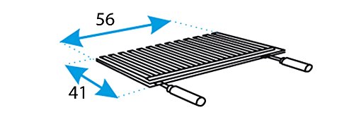IMEX EL ZORRO 71609 BBQ Grill, Stainless Steel, 56 x 41 cm. - Image 2