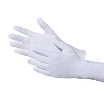 Jah 3203 OekoTex Lightweight Cotton Gloves – White, Size 8, Pack of 24