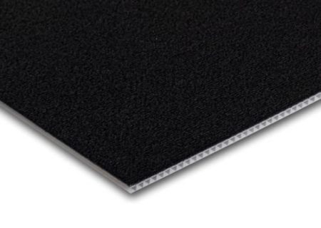 Purvario Unisex's Velvet mat, Black, 30x50 cm