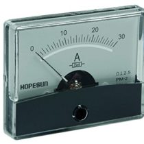 Velleman AIM6030A 30A DC Analogue Current Panel Meter, Multi-Colour, 60 x 47 mm