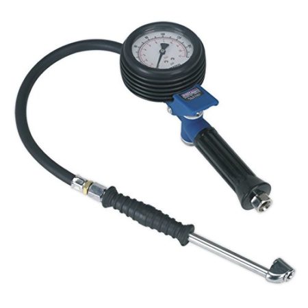 Sealey SA9313 Jumbo Tyre Inflator with Push-On Connector, 107mm x 357mm x 114mm