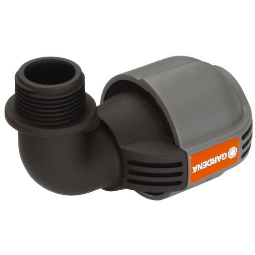Gardena 25mm x 3/4-inch L-Piece Male Thread - Grey
