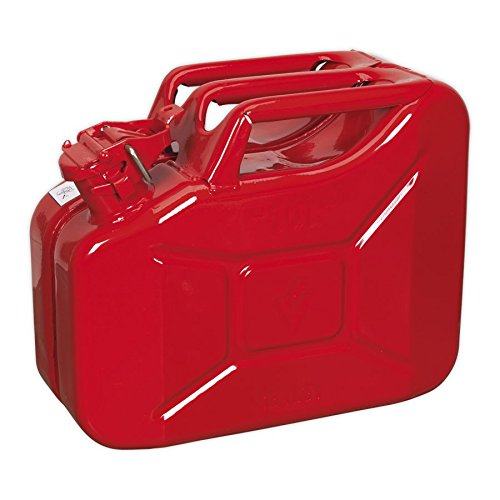 Sealey JC10 Jerry Can, 10L, Red