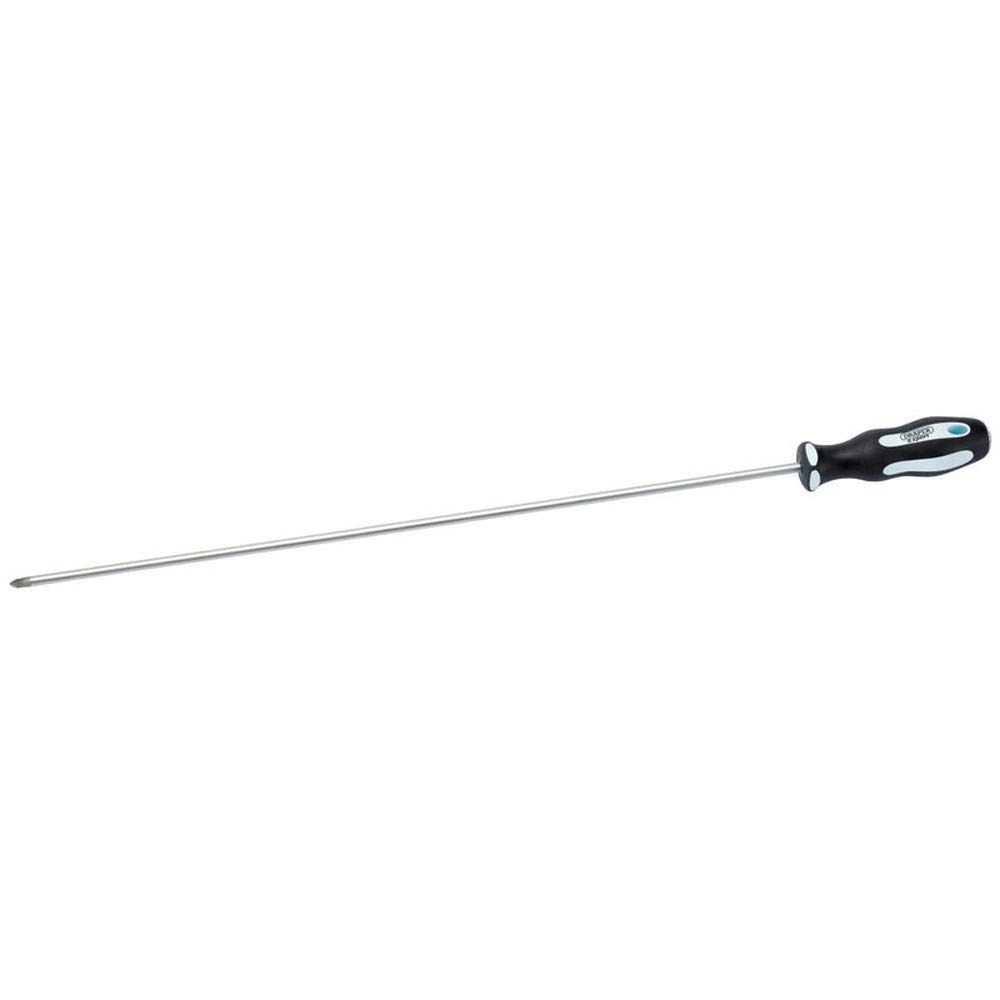 Draper 63593 PZ Type Extra Long Reach Soft Grip Screwdriver, 450 mm Length