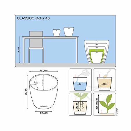 Lechuza CLASSICO Color Self-watering Planter - Image 4
