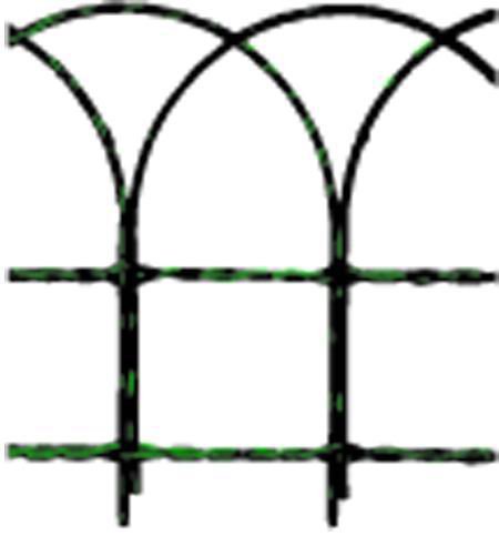 Cavallino 56506 Ornamental Mesh, Plastic, 25 m, 65 cm, Green