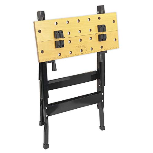 Sealey Fwb1 Folding Workbench 290Mm Capacity, White - Image 2