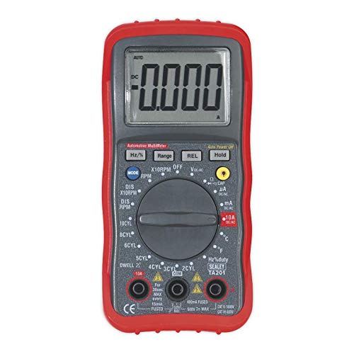 Sealey Ta201 Digital Automotive Analyser 13 Function With Ic, White - Image 3