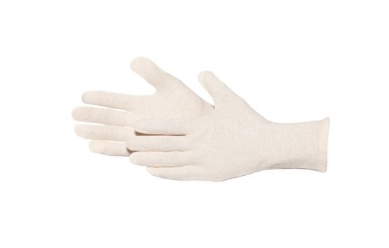 Jah 7061 Heavy Cotton Gloves, OekoTex Plain Size 12 – Pack of 24