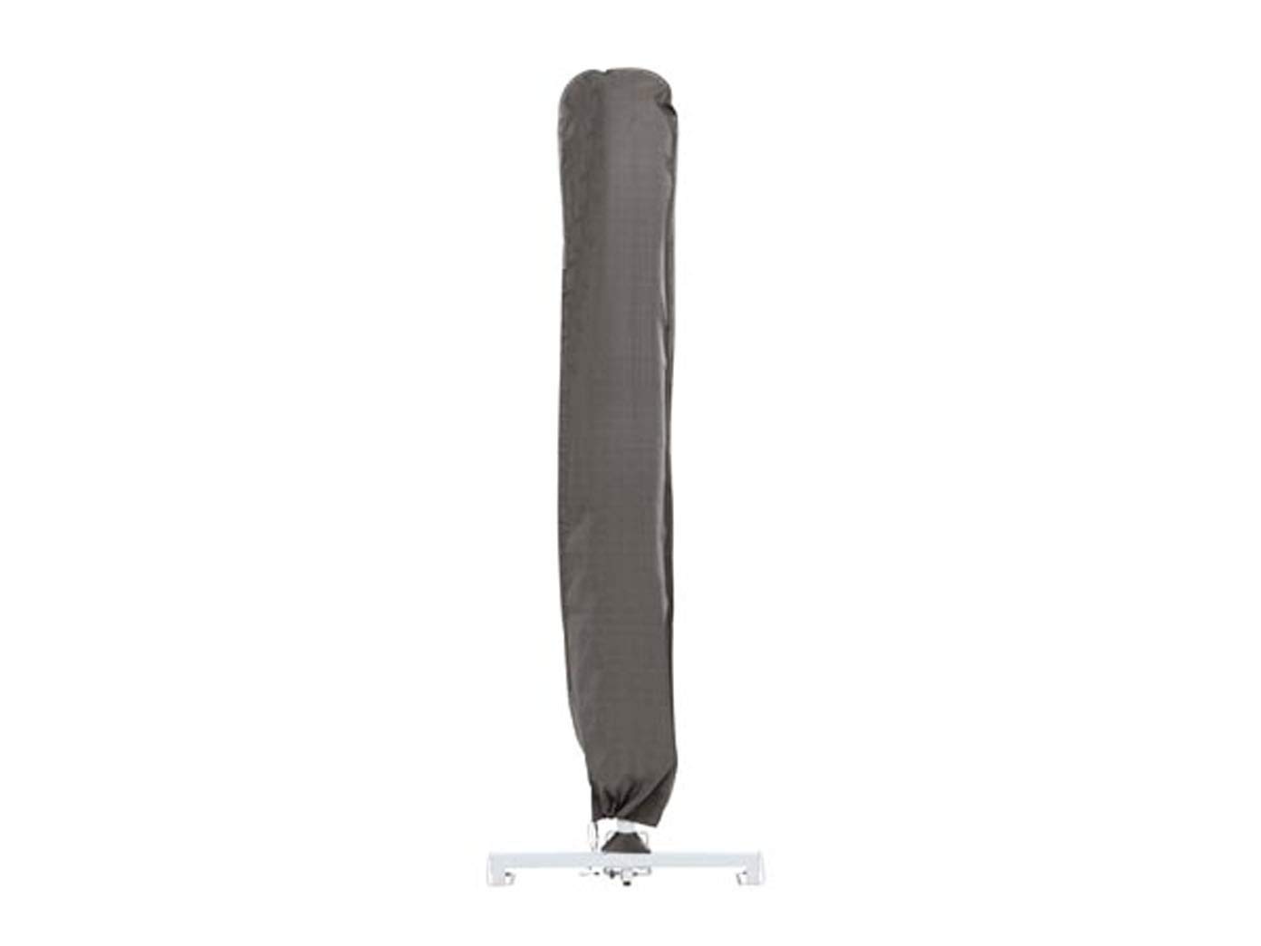 Perel Protective Cover for Parasol up to 4.5 m Diameter, Grey, 250 cm x 64 cm