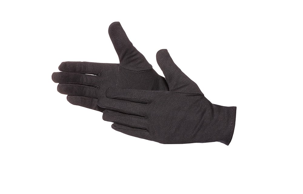 JAH Cotton Gloves – Heavy-Duty & Reinforced, Black, 100% Cotton, Oeko-TEX, Food-Safe
