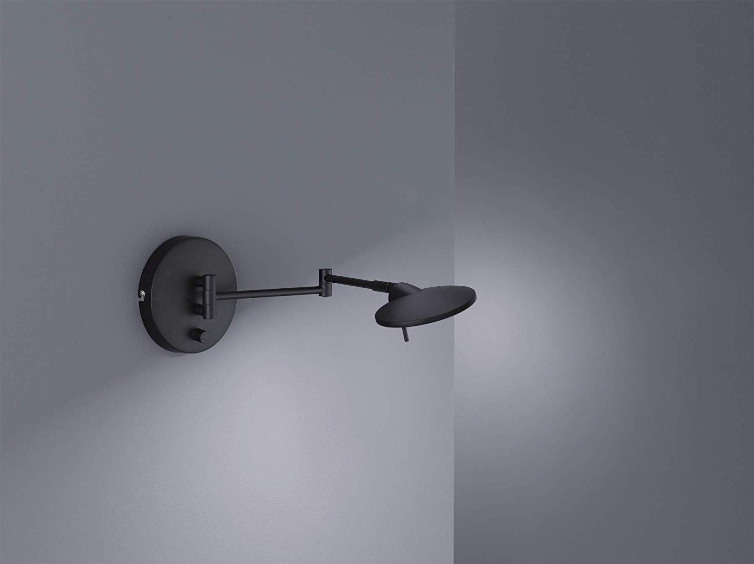 Trio Leuchten Kazan Wall Light Metal 8 W Matt Black - Image 2