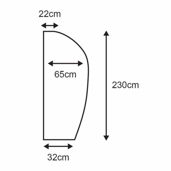 greemotion Umbrella Covering - Umbrella Protective Sheath - Umbrella Protective Covering Tarpaulin Waterproof Heavy Duty Large - Tarpaulin for Umbrella - Garden Furniture Covers - Image 2