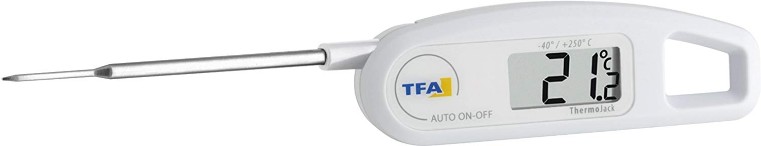 TFA 30.1047.02 Thermo Jack Digital Probe Thermometer - White