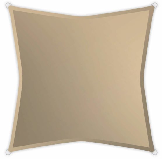 Windhager SunSail RIVIERA, Quadr. 3,6m, khaki