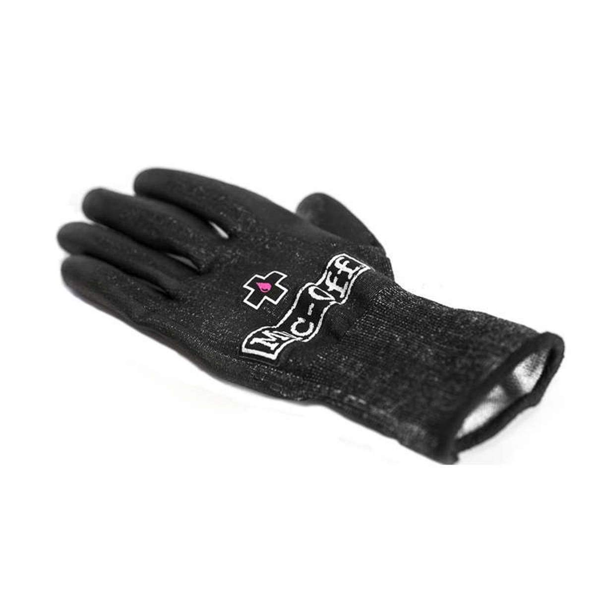 Muc Off Mechanics Gloves - Latex Free Cut-Resistant Workshop Gloves - 360° Hand Protection and Polyurethane Grip - Machine Washable - S