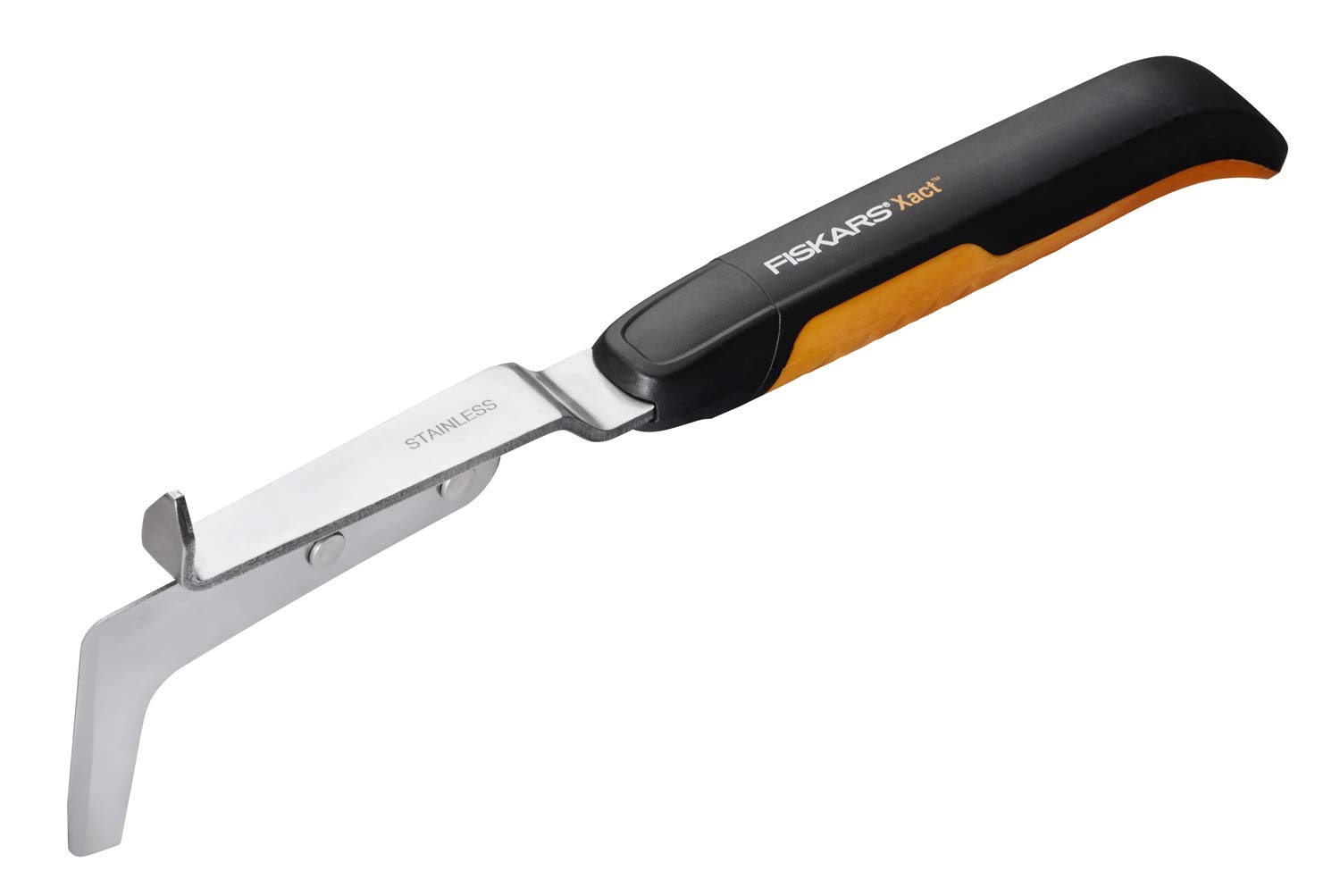 Fiskars Xact Small weeding knife, Length: 33.8 cm, Black/Orange, Steel/Plastic, 1027045, 33,8cm