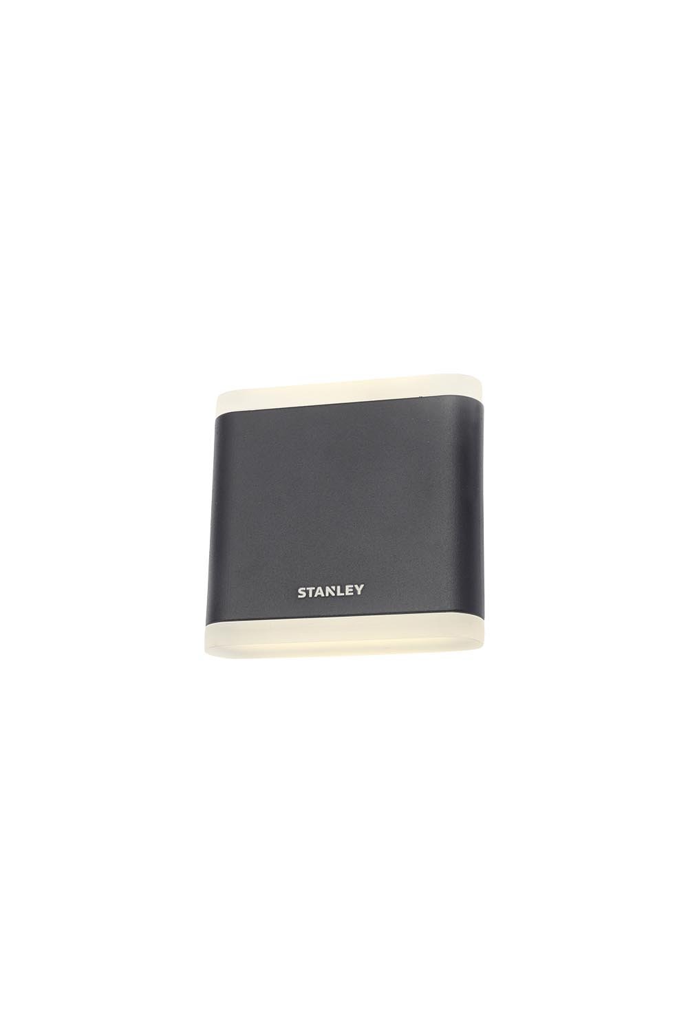 Stanley Large Flush Aluminium LED Up/Down Wall Light 10w 4000K, Black, 11 x 17.5 x 2.9 - Image 4