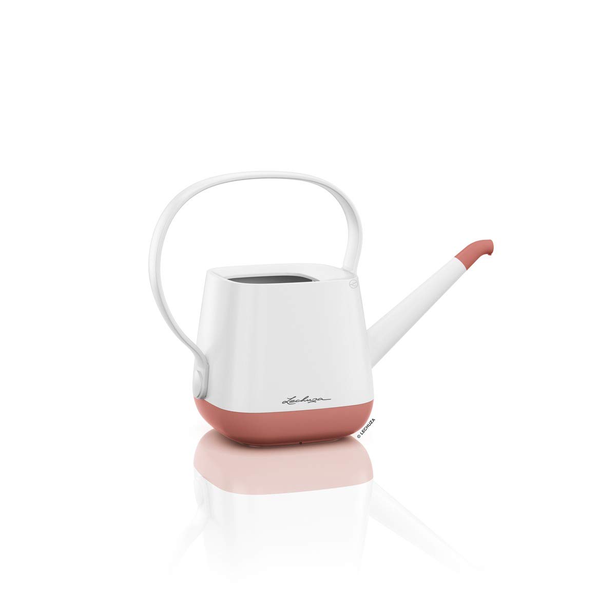 LECHUZA YULA watering can 1.7 l white pearl rose silk matt 13890