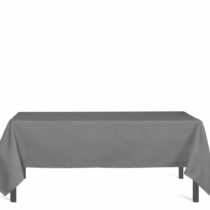 Soleil d'ocre Alix Rectangular Stain-Resistant Polyester Tablecloth 160 x 270 cm Grey