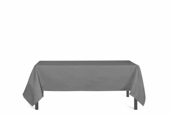 Soleil d'ocre Alix Rectangular Stain-Resistant Polyester Tablecloth 160 x 270 cm Grey