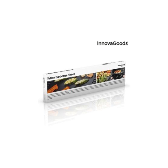 InnovaGoods Non-Stick Oven Mat and Barbecue Fiberglass, Black, 33 x 40 x 2 cm - Image 2